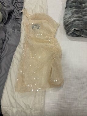 cultnaked sequin dress Museum jumpsuit in Purple